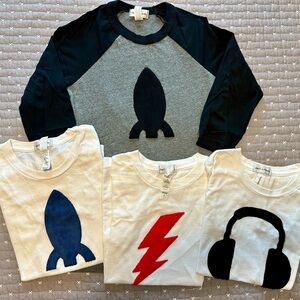 Cutest boutique tops with fuzzy appliqué! Great condition. Size 6.